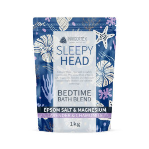 Sleepy Head Bedtime Bath Blend - Epsom Salts - Lavender and Chamomile Bag 1Kg