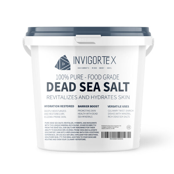 Invigortex Pure Dead Sea Salt: Revitalize Your Senses!