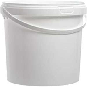 20 x 5L, LTR, Litre Plastic Buckets with Lids