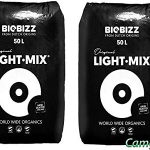BioBizz - All-Mix, Light-Mix & Worm-Humus Potting Soil Compost (2x - Light-Mix 50L)