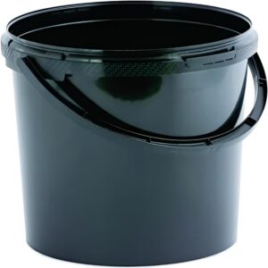 5L Plastic Bucket with Handle & Lid Pail Food Grade Storage Container