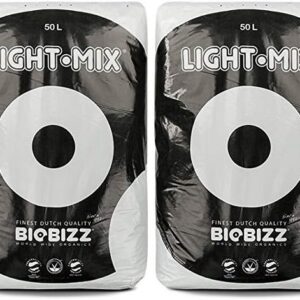 BioBizz BBLM50L 50-Liter BioBizz Light-Mix Substrates Bag (4-(Pack))