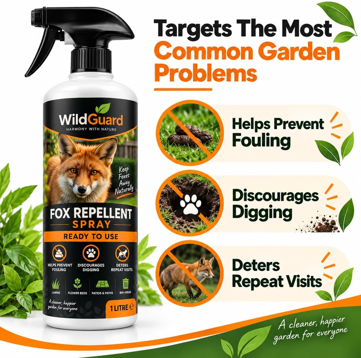 WildGuard Fox Repellent 1L Ready to Use Spray - Image 2