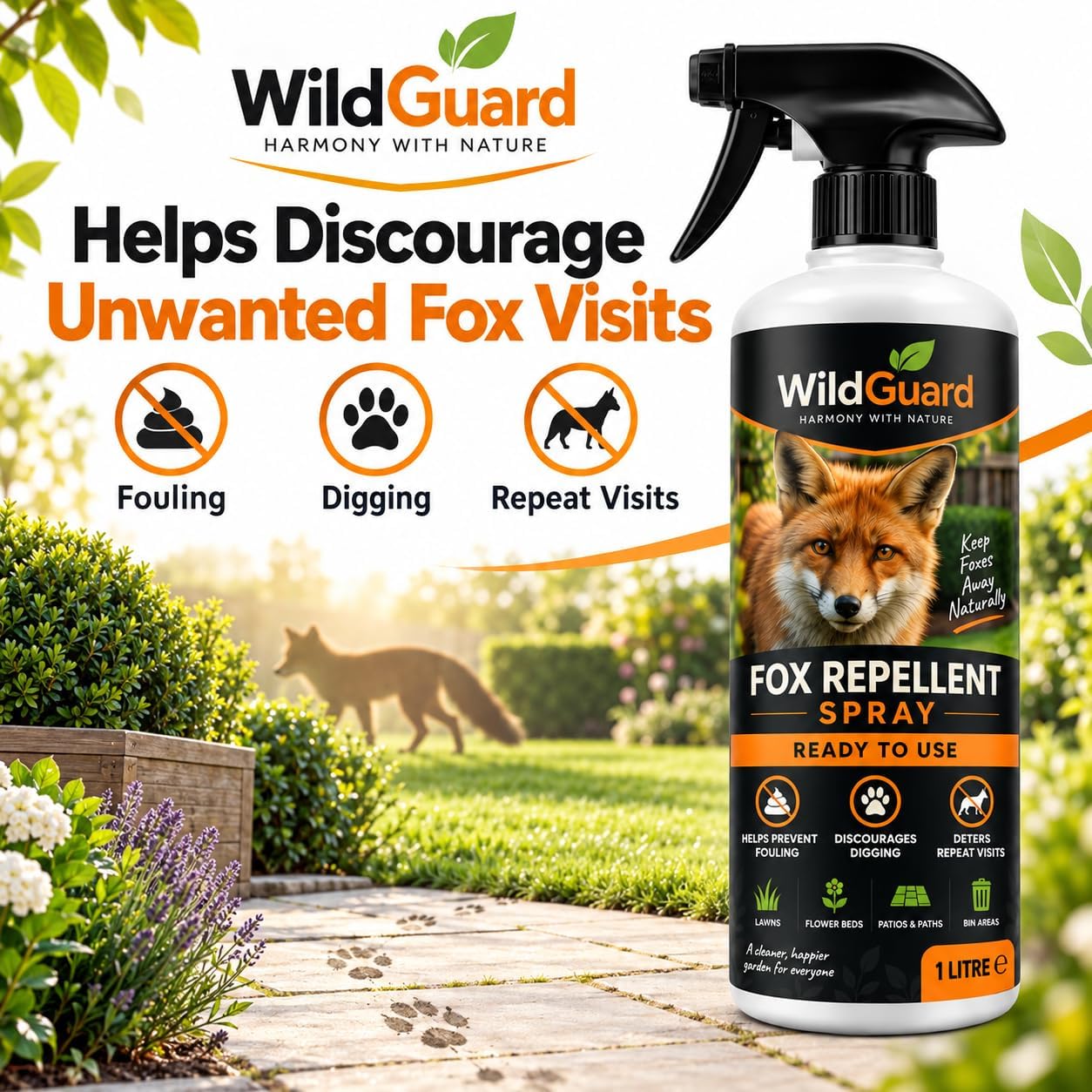 WildGuard Fox Repellent 1L Ready to Use Spray - Image 8