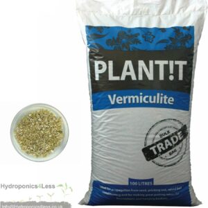 100,50,25,10 & 5 LITRE Vermiculite Grade Hydroponics Grow Medium Pot PLANT!T
