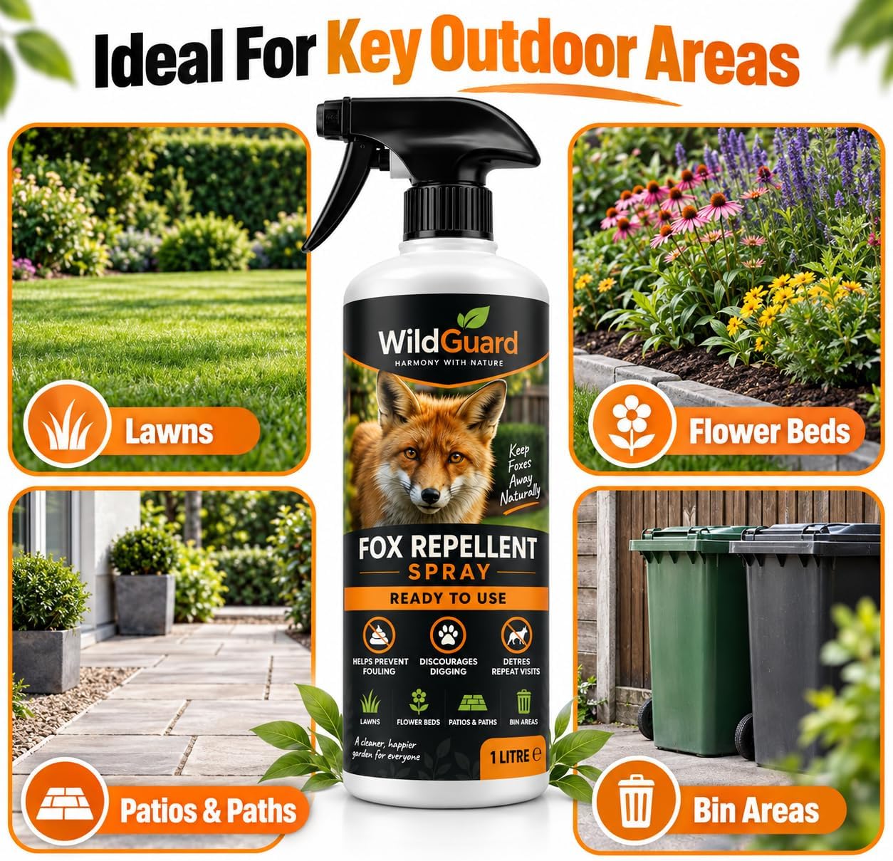 WildGuard Fox Repellent 1L Ready to Use Spray - Image 7
