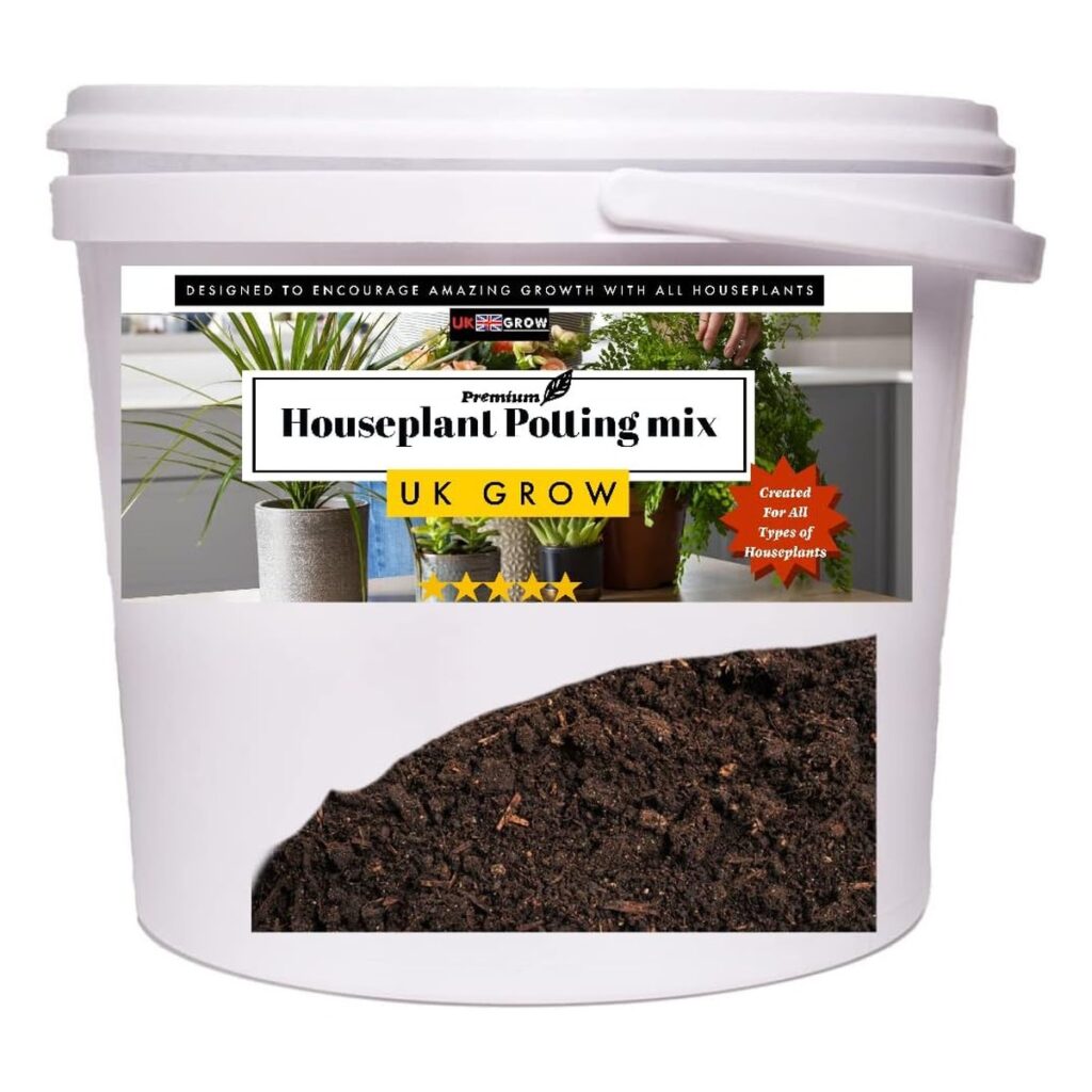 UK Grow Houseplant Potting Mix with Perlite Bucket