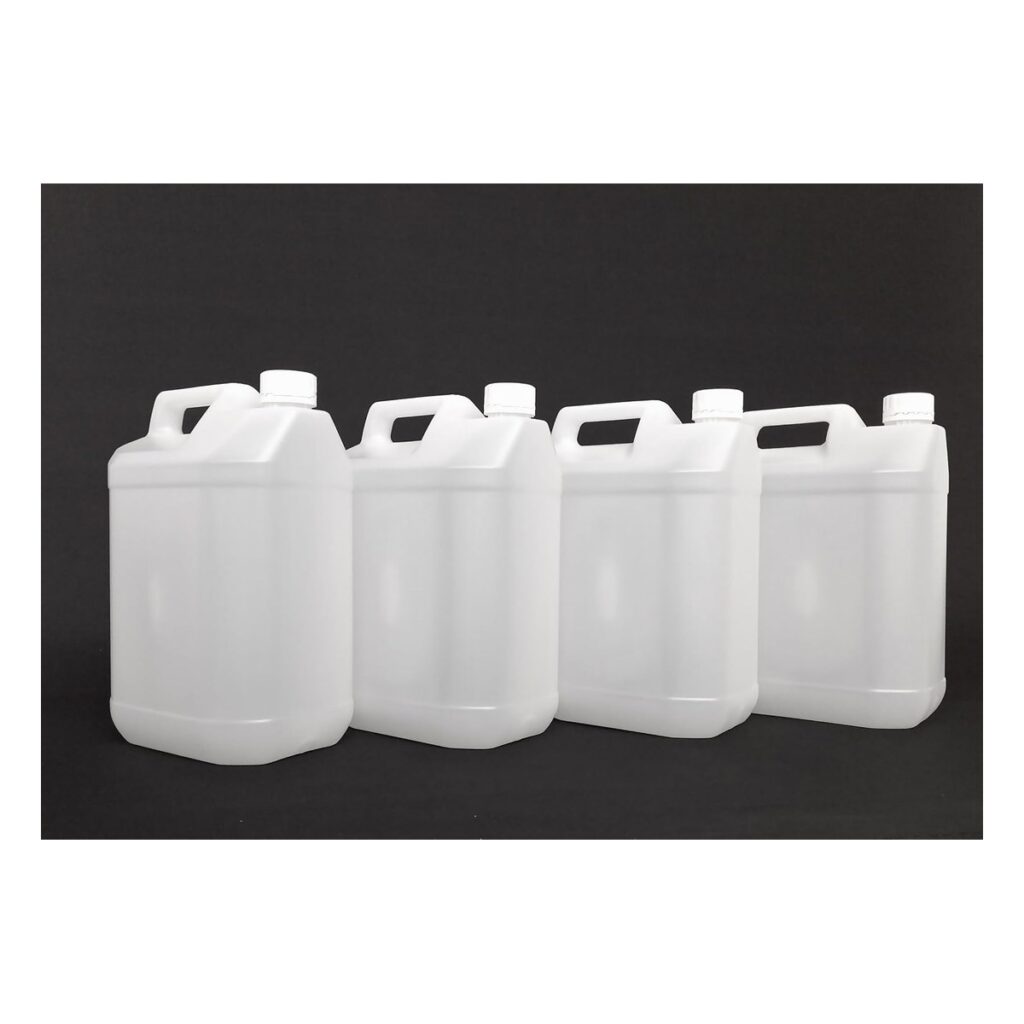 h32 Transparent Storage Cans 5L, Pack of 4