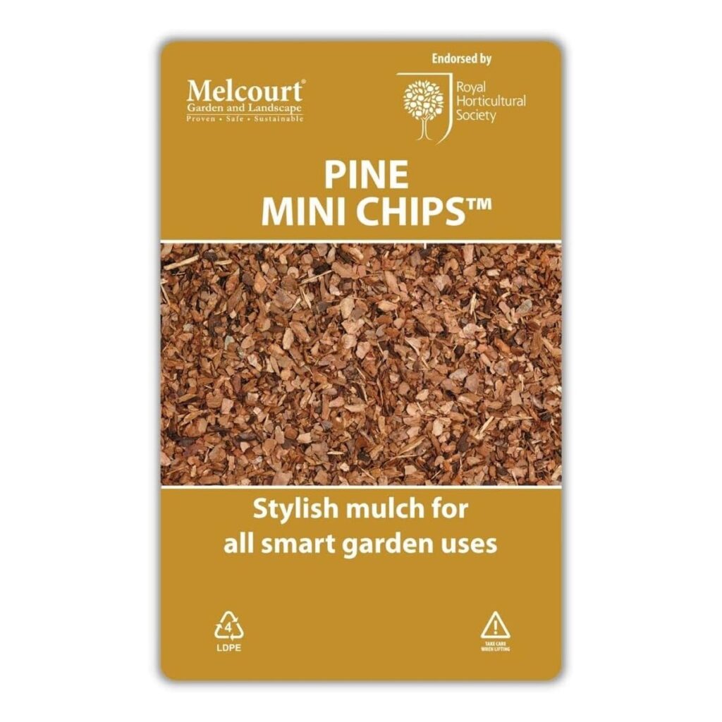 Melcourt Pine Mini Chip Decorative Bark 60L, Pack of 2
