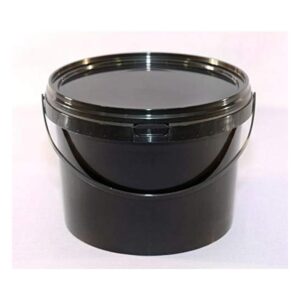 Black Buckets with Lids, 5L to 33L