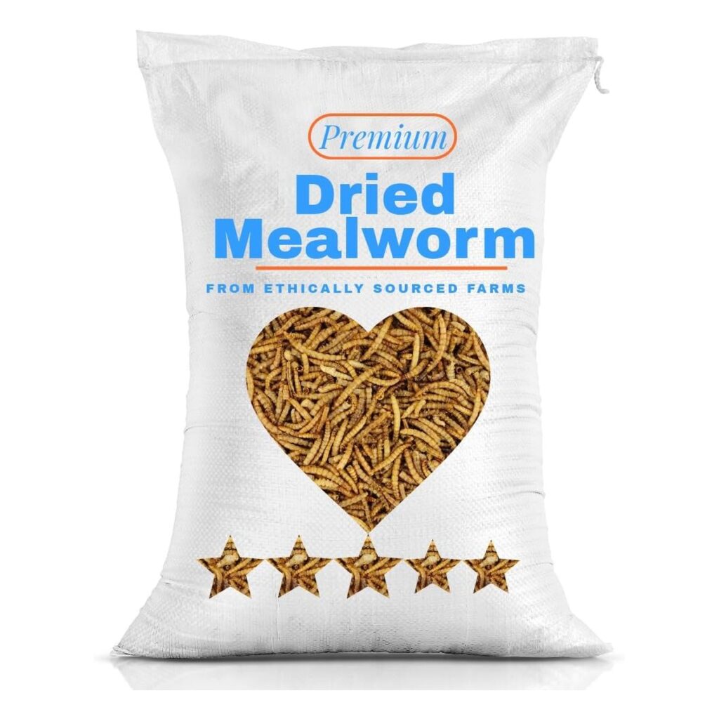 UK Grow Hand Bagged Dried Mealworms