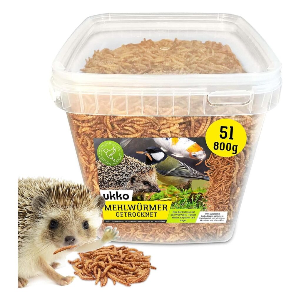 Ukko Dried Mealworms 5L Bucket