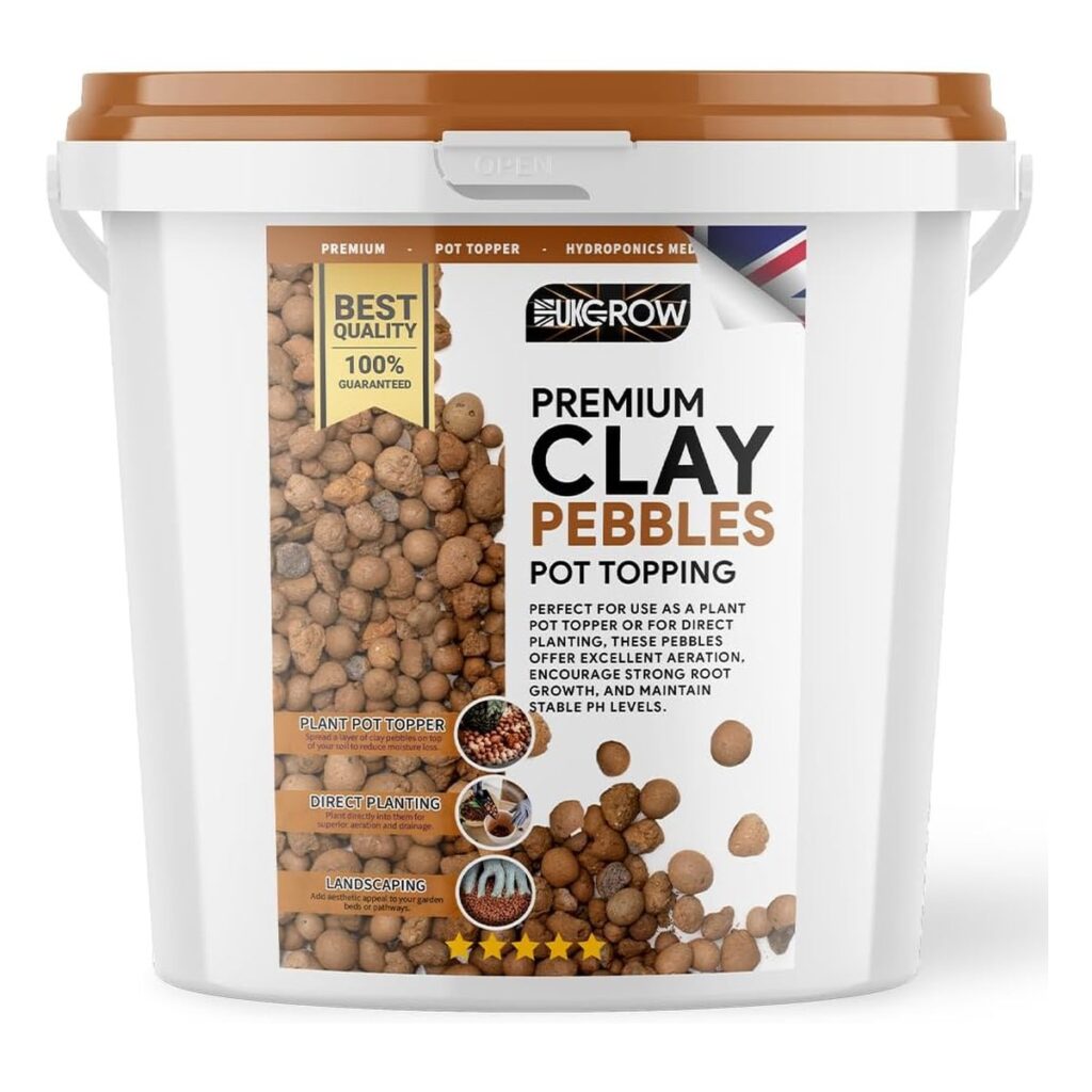 UK Grow Clay Pebbles Hydroponic Substrate Bucket