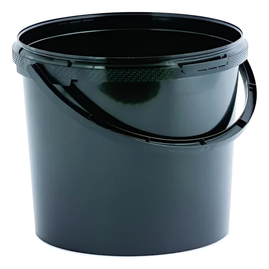 Food Grade Plastic Bucket with Handle & Lid 5L