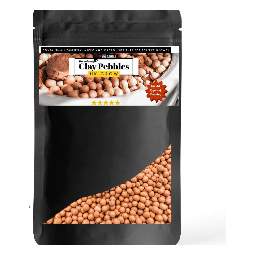 UK Grow Clay Pebbles Hydroponic Growing Substrate & Soil Additive